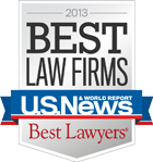 US News and World Report - Best Law Firms 2013